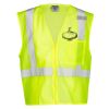 Unisex Single Pocket Zipper Mesh Vest Thumbnail