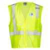 Unisex Single Pocket Zipper Mesh Vest Thumbnail